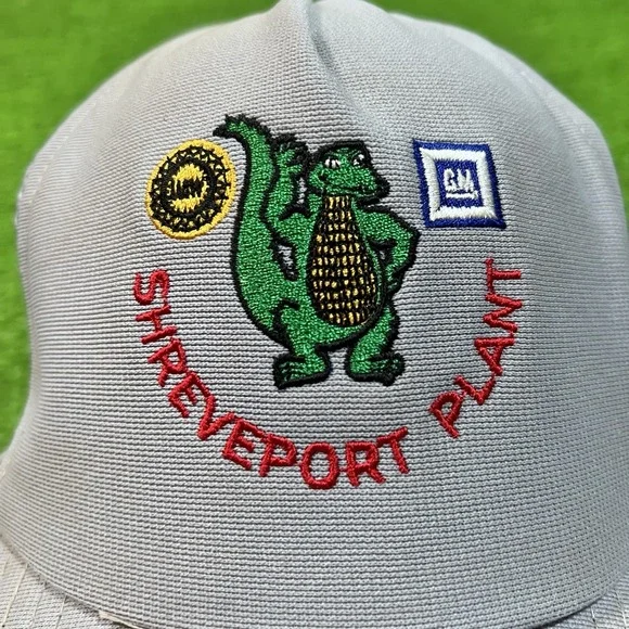General Motors GM Trucker Hat Shreveport, LA Plant Chevy Gator SnapBack 80s - Picture 2 of 6